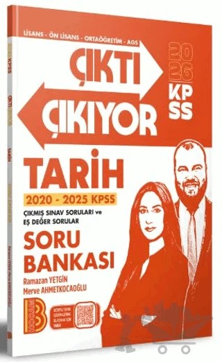 2026 KPSS Çıktı Çıkıyor Tarih Soru Bankası – Ramazan Yetgin, Merve Ahmetkocaoğlu – Benim Hocam Yayınları kitap kapağı