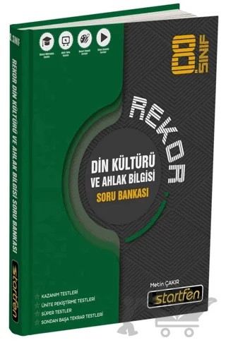 8. Sınıf Din Kültürü ve Ahlak Bilgisi Rekor Soru Bankası – Metin Çakır – Startfen Yayınları kitap kapağı