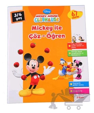 Mickey ile Çöz - Öğren – Kolektif – Doğan Egmont Yayıncılık kitap kapağı