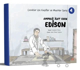 Ampulü İcat Eden Edison – Nagihan Yılmaz – Kırmızı Ada Yayınları kitap kapağı