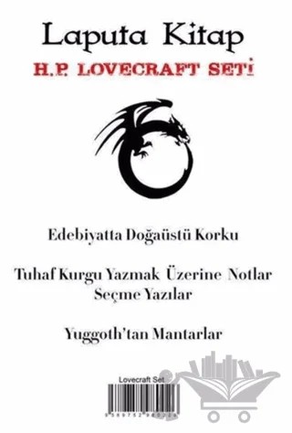 H. P. Lovecraft Seti (3 Kitap Takım) – Howard Phillips Lovecraft – Laputa Kitap kitap kapağı