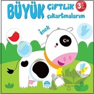 Büyük Çiftlik Çıkartmalarım - İnek – Gamze Tuncel Demir – Martı Çocuk Yayınları kitap kapağı