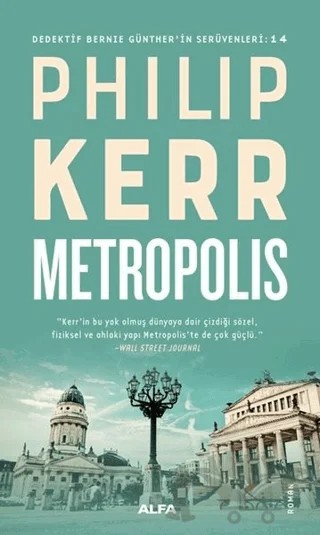 Metropolis – Philip Kerr – Alfa Yayınları kitap kapağı