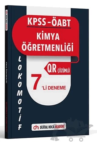KPSS ÖABT Kimya Öğretmenliği Lokomotif Serisi QR Çözümlü 7'li Deneme – Kolektif – Dijital Hoca kitap kapağı