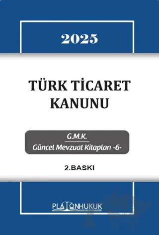 Türk Ticaret Kanunu – Kolektif – Platon Hukuk kitap kapağı
