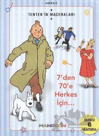 Tenten'in Maceraları (İkinci 6 Macera) – Herge – Mandolin Yayınları kitap kapağı