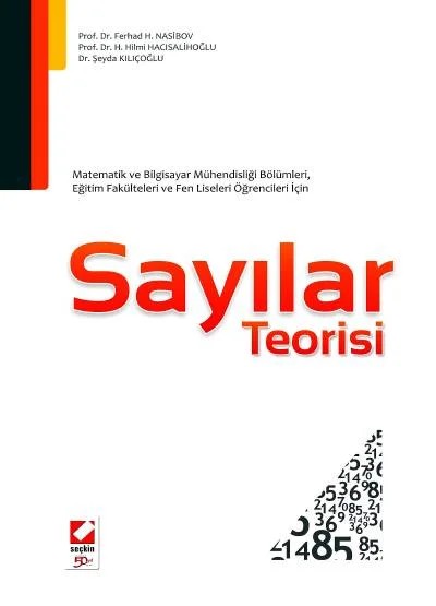 Sayılar Teorisi – Ferhad H. Nasibov, H. Hilmi Hacısalihoğlu, Şeyda Kılıçoğlu – Seçkin Yayıncılık kitap kapağı