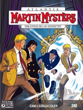 Martin Mystere Sayı 248 - Canlı Görüntüler – Giovanni Eccher – Lal Kitap kitap kapağı