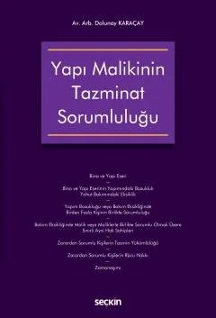Yapı Malikinin Tazminat Sorumluluğu – Dolunay Karaçay – Seçkin Yayıncılık kitap kapağı