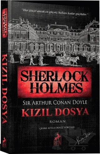Sherlock Holmes - Kızıl Dosya – Sir Arthur Conan Doyle – Ren Kitap kitap kapağı