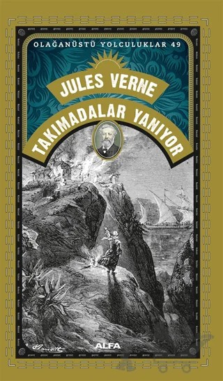 Takımadalar Yanıyor – Jules Verne – Alfa Yayınları kitap kapağı