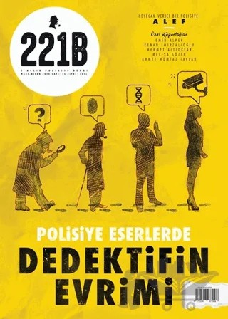 221B İki Aylık Polisiye Dergi Sayı: 25 Mart - Nisan 2020 – 221B Dergisi kitap kapağı