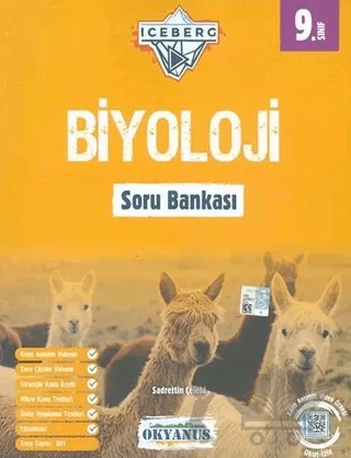 9. Sınıf Biyoloji Iceberg Soru Bankası – Sadrettin Çelebi – Okyanus Yayınları kitap kapağı
