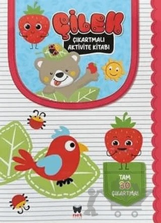 Çilek Çıkartmalı Aktivite – Kolektif – Net Çocuk Yayınları kitap kapağı