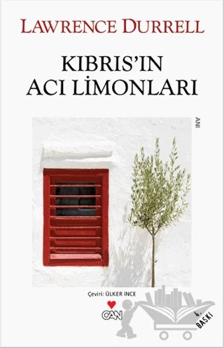 Kıbrıs’ın Acı Limonları – Lawrence Durrell – Can Yayınları kitap kapağı