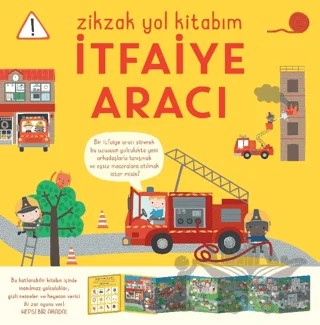 Zikzak Yol Kitabım - İtfaiye Aracı – Kolektif – İndigo Çocuk kitap kapağı