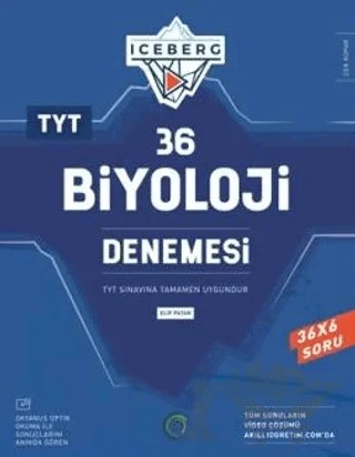 TYT Iceberg 36 Biyoloji Denemesi – Elif Patan – Okyanus Yayınları kitap kapağı