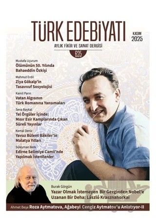 Türk Edebiyatı Aylık Fikir ve Sanat Dergisi Sayı: 625 Kasım 2025 – Türk Edebiyatı Dergisi kitap kapağı