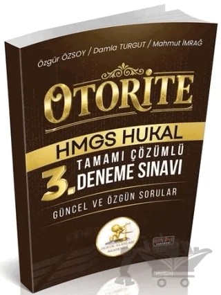 HUKAL OTORİTE HMGS 3. Deneme – Özgür Özsoy, Damla Turgut, Mahmut İmrağ – Savaş Yayınevi kitap kapağı