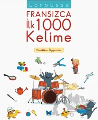 Larousse Fransızca İlk 1000 Kelime – Kolektif – Mavi Kelebek Yayınları kitap kapağı