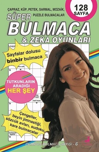 Süper Bulmaca ve Zeka Oyunları 6 – Kolektif – Olimpos Yayınları kitap kapağı