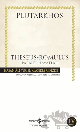 Theseus / Romulus – Plutarkhos – İş Bankası Kültür Yayınları kitap kapağı
