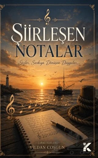Şiirleşen Notalar – Vildan Coşgun – Kiba Yayımcılık kitap kapağı