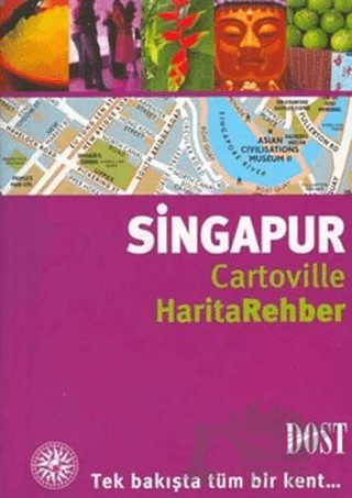 Singapur Cartoville Harita Rehber – Amy Van, Severine Bascot – Dost Kitabevi Yayınları kitap kapağı
