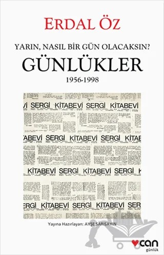 Günlükler – Erdal Öz – Can Yayınları kitap kapağı
