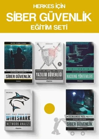 Herkes İçin Siber Güvenlik Eğitim Seti (5 Kitap Takım) – Ahmet Güler, Mehmet Ali Yalçınkaya, Bünyamin Demir, Yunus Bölükbaş, İlker Ertuğrul, Erhan Saygılı – Dikeyeksen Yayın Dağıtım kitap kapağı