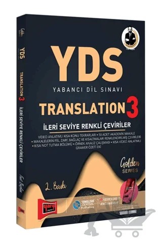 YDS Translation 3 İleri Seviye Renkli Çeviriler – Fuat Başkan – Yargı Yayınevi kitap kapağı