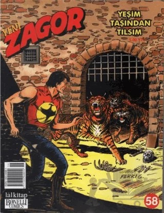 Yeni Zagor Sayı: 58 Yeşim Taşından Tılsım – Lal Kitap kitap kapağı