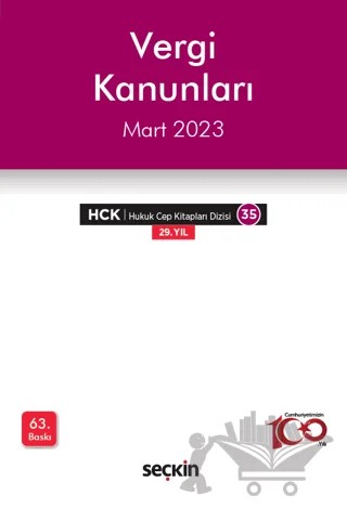 Vergi Kanunları – Kolektif – Seçkin Yayıncılık kitap kapağı