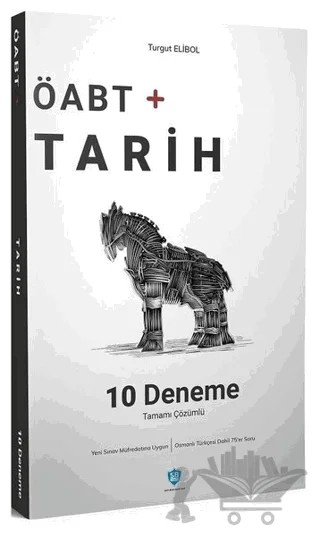 ÖABT Tarih Tamamı Çözümlü 10 Deneme – Turgut Elibol – Sorubankası Net Yayınları kitap kapağı