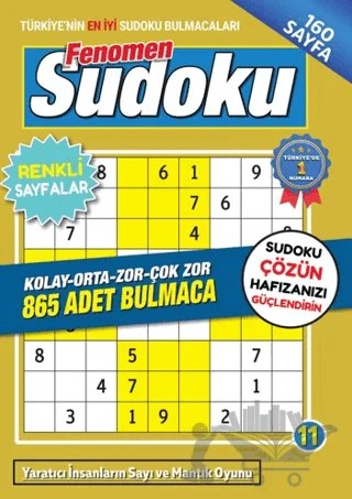 Fenomen Sudoku 11 – Bertan Kodamanoğlu – Maxi Yayıncılık kitap kapağı