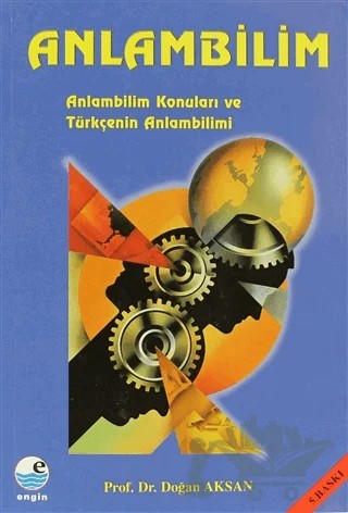 Anlambilim – Doğan Aksan – Engin Yayınevi kitap kapağı