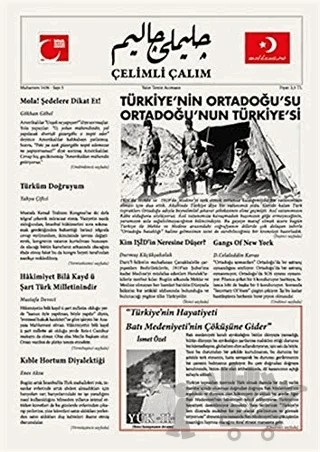 Çelimli Çalım Dergisi Sayı: 5 – Çelimli Çalım Dergisi Yayınları kitap kapağı