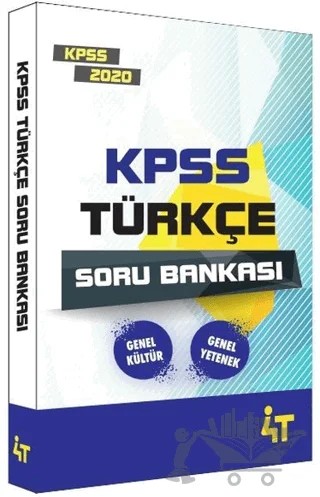 2020 KPSS Türkçe Soru Bankası – Kolektif – 4T Yayınları kitap kapağı