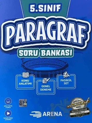 5. Sınıf Paragraf Soru Bankası – Kolektif – Arena Yayınları kitap kapağı
