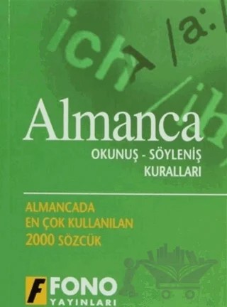 Almanca Okunuş - Söyleniş Kuralları – Kolektif – Fono Yayınları kitap kapağı