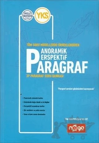 YKS Panoramik Perspektif Paragraf Soru Bankası – Kolektif – Nego Yayınları kitap kapağı