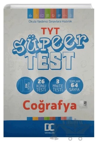 TYT Coğrafya Süper Test Çek Kopar – Kolektif – ​Doğru Cevap Yayınları kitap kapağı