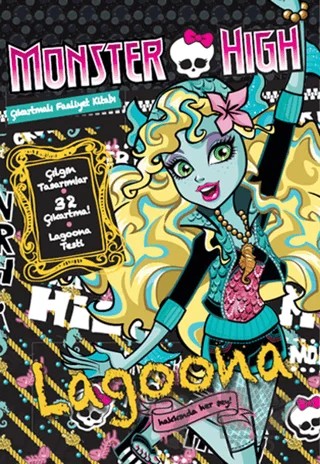 Monster High: Lagoona Çıkartmalı Faaliyet Kitabı – Kolektif – Doğan Egmont Yayıncılık kitap kapağı