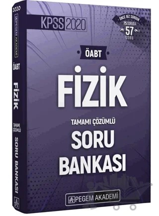 2020 KPSS ÖABT Fizik Tamamı Çözümlü Soru Bankası – Kolektif – Pegem Akademi Yayıncılık kitap kapağı