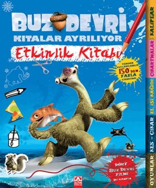 Buz Devri Kıtalar Ayrılıyor Etkinlik Kitabı – Emily Stead – Altın Kitaplar kitap kapağı