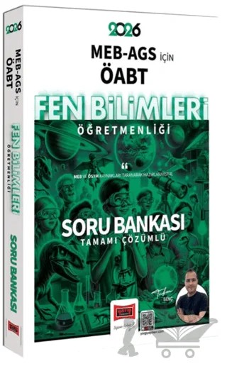 2026 MEB-AGS ÖABT Fen Bilimleri Öğretmenliği Tamamı Çözümlü Soru Bankası – Tufan Genç – Yargı Yayınevi kitap kapağı