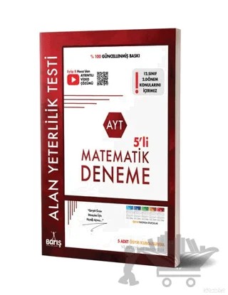 AYT Matematik 5 li Deneme – Barış Çelenk – Yazarın Kendi Yayını - Barış Çelenk kitap kapağı