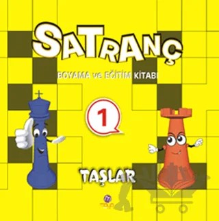 Satranç Boyama Kitabı 1 - Taşlar – Kolektif – Maya Kitap kitap kapağı