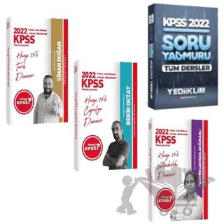 2022 KPSS Yediiklim Genel Yetenek Genel Kültür Tüm Dersler Soru Yağmuru ve Hangi KPSS Genel Kültür Deneme Seti – Kolektif – Hangi KPSS Yayınları kitap kapağı