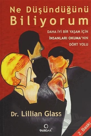 Ne Düşündüğünü Biliyorum – Lillian Glass – Dharma Yayınları kitap kapağı